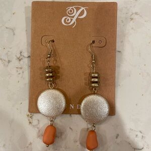 Elegant Silver and Gold Drop Earrings